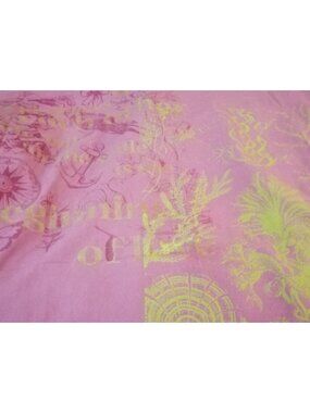 Material T-Shirt Panel 30" x 36"  Rose Flowers Saying Cotton  Screen Print